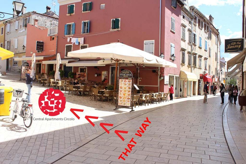 Central Apartments Circolo Rovinj Luaran gambar